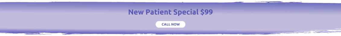 New Patient Special $99, includes fluoride